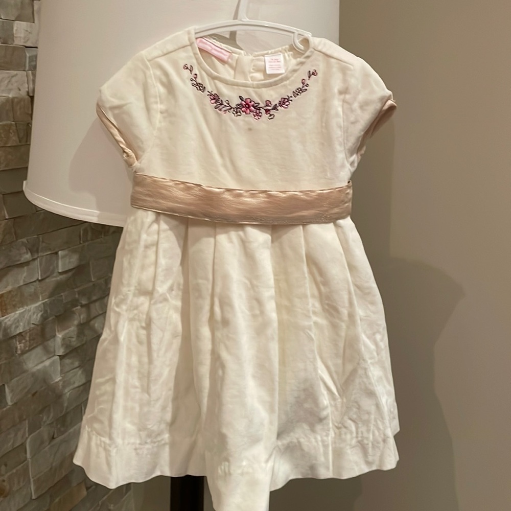 First Impressions Cream dress